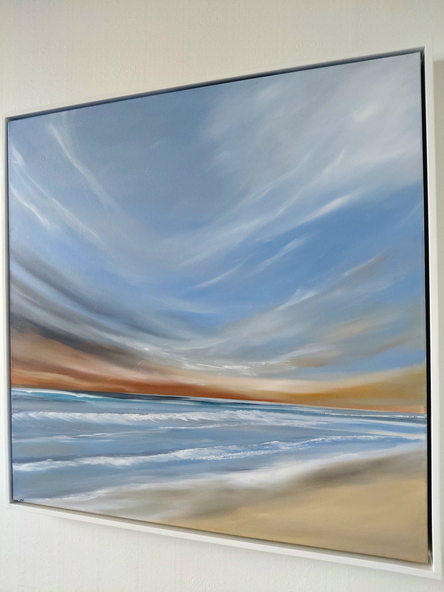 'Pause, reflect' 80cm x 80cm