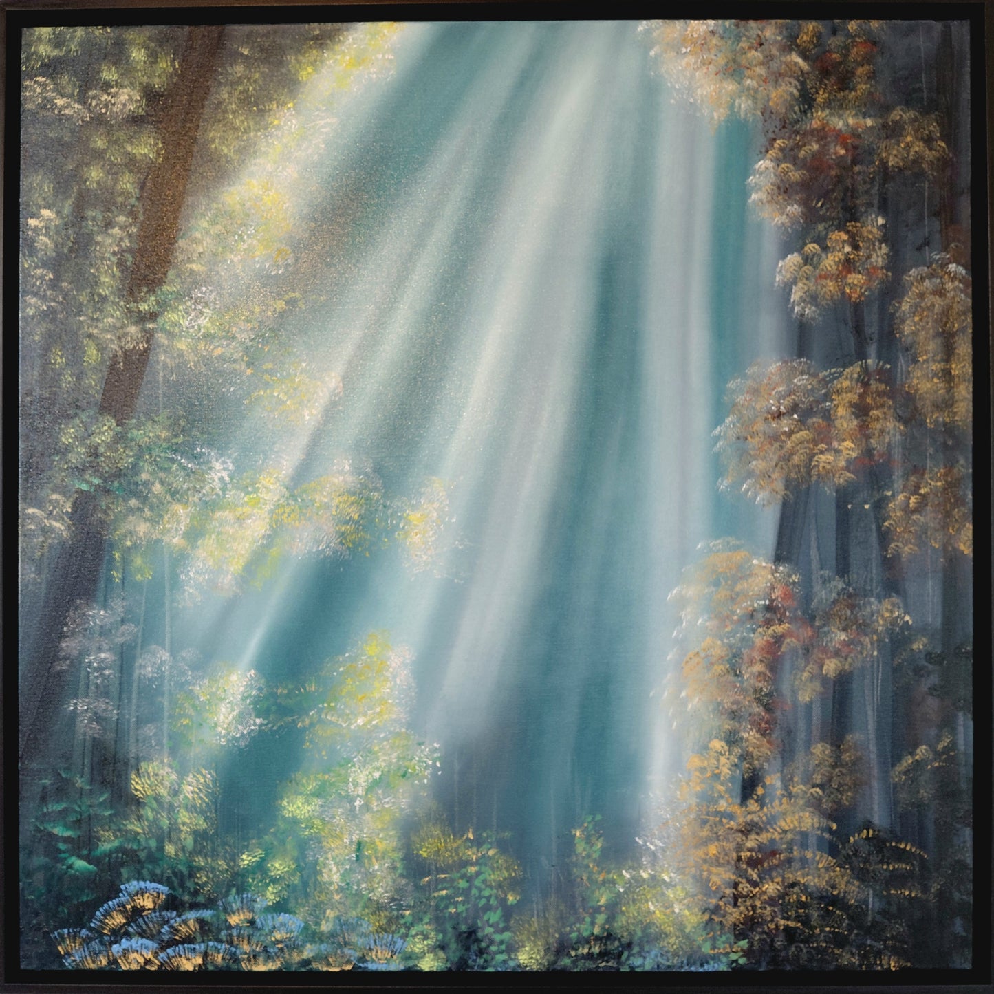 'Holding light' 80cm x 80cm